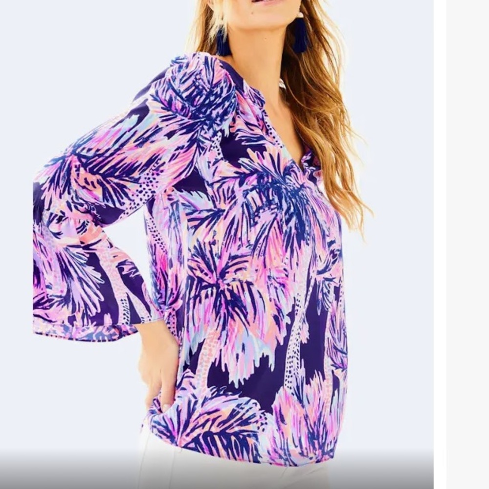 Lilly Pulitzer Silk Matilda Top